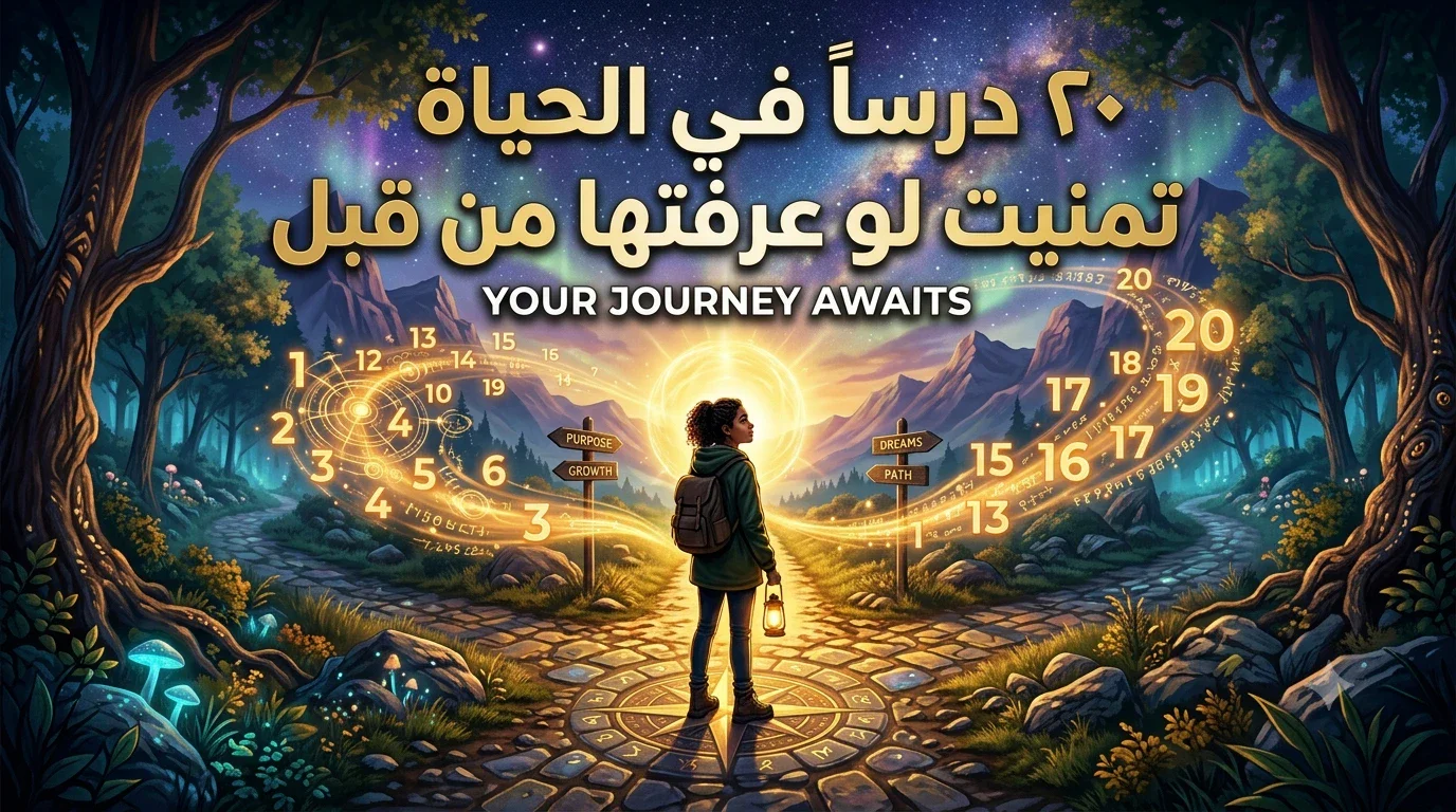 image about 20درس في الحياة تمنيت لو عرفتها من قبل