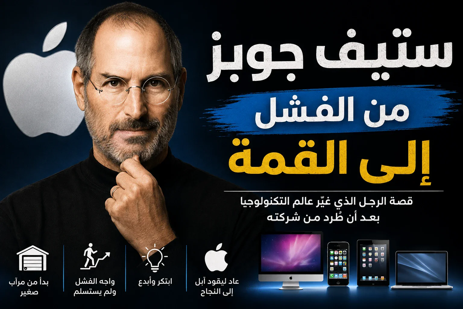 image about ستيف جوبز.. قصة الرجل الذي غيّر عالم التكنولوجيا بعد أن طُرد من شركته