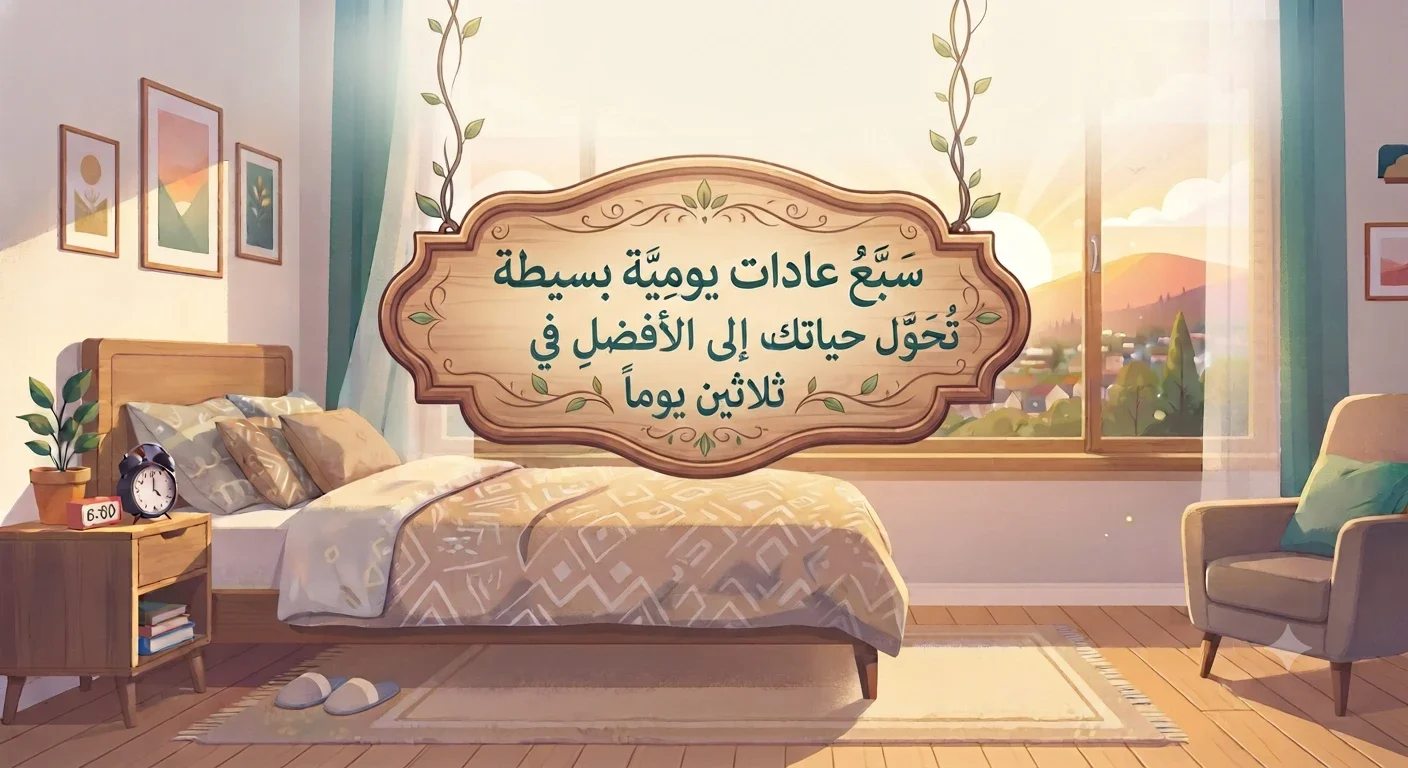 image about سبع عادات يومية بسيطة تحوّل حياتك إلى الأفضل في ثلاثين يوماً