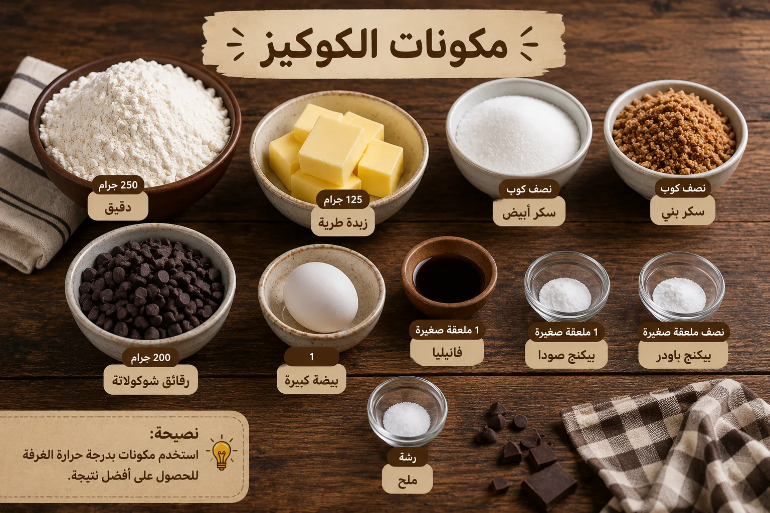 image about طريفة عمل الكوكيز بالشوكولاتة في المنزل مثل المخابز