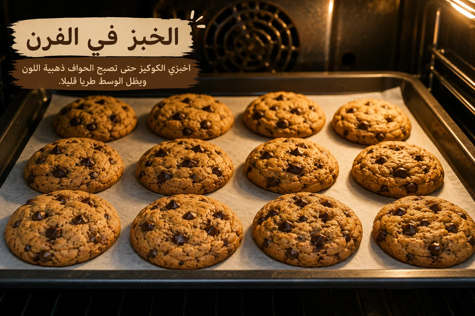 image about طريفة عمل الكوكيز بالشوكولاتة في المنزل مثل المخابز