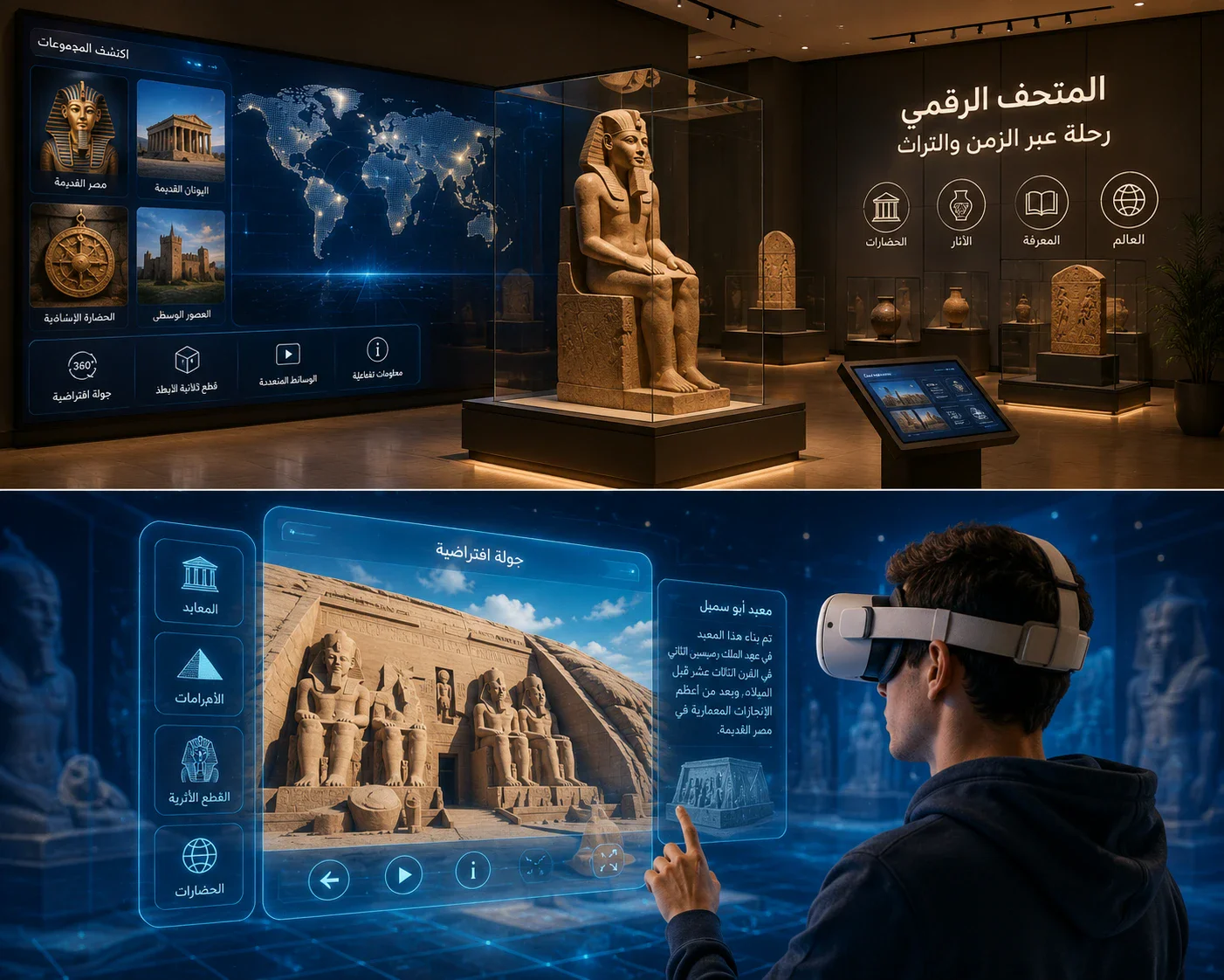 image about المتاحف الرقمية.. كيف تحفظ التكنولوجيا ذاكرة الحضارات؟ 