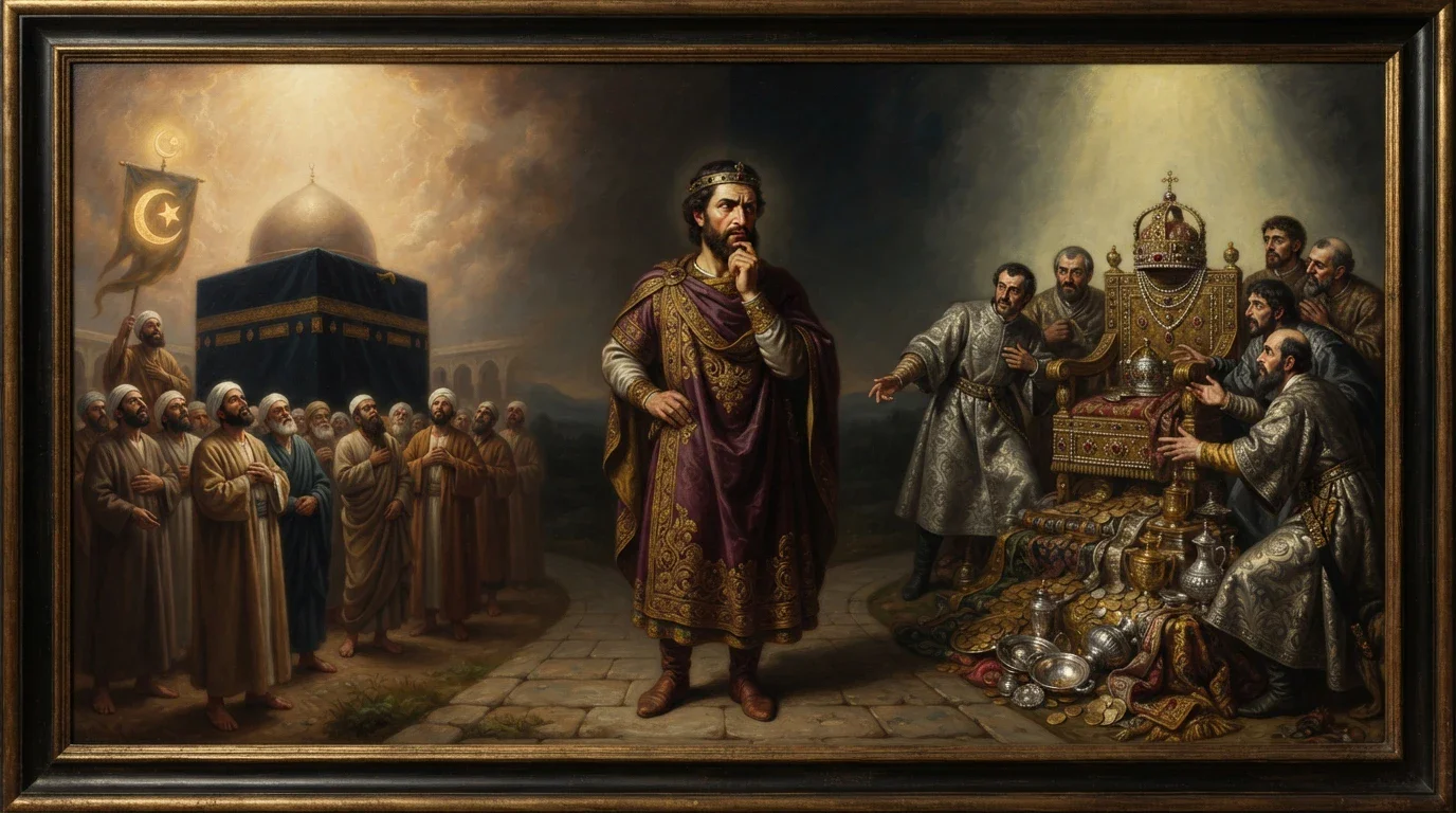 image about قصة لقاء هرقل وأبي سفيان: الحوار الذي كشف حقيقة النبي محمد 