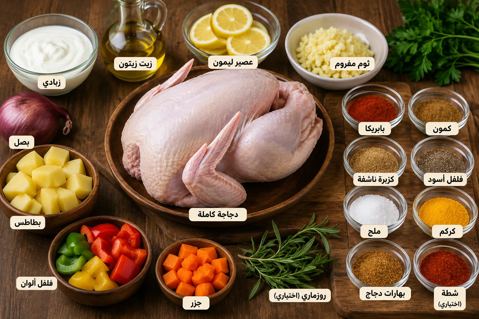 image about طريقة عمل الفراخ المشوية في المنزل بتتبيلة المطاعم 