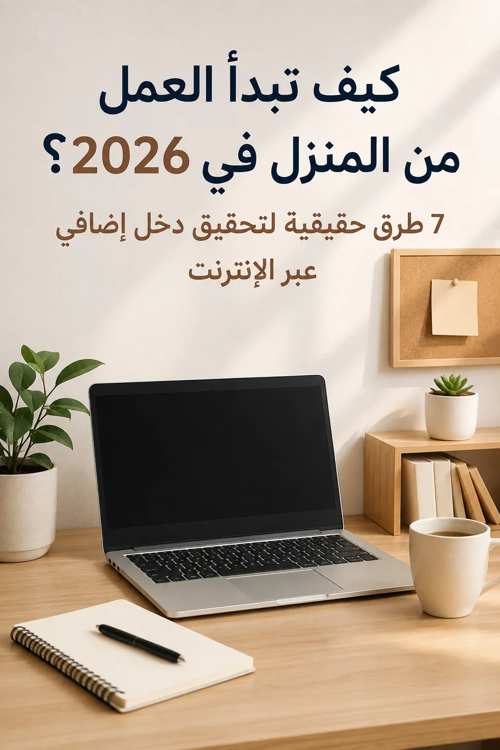 image about كيف تبدأ العمل من المنزل في 2026؟ 7 طرق حقيقية لتحقيق دخل إضافي عبر الإنترنت