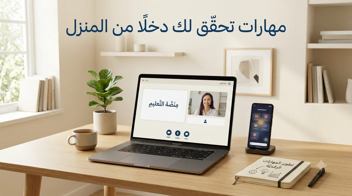 image about كيف تبدأ العمل من المنزل في 2026؟ 7 طرق حقيقية لتحقيق دخل إضافي عبر الإنترنت
