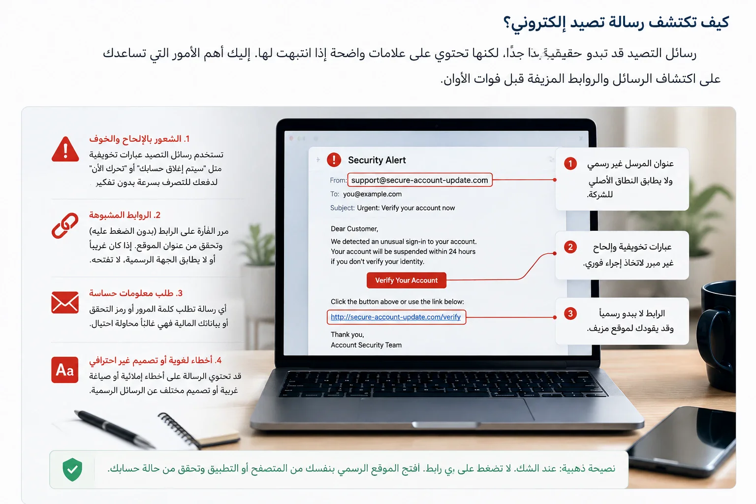 image about ما هو التصيد الإلكتروني وكيف تحمي نفسك؟ دليل شامل لتجنب رسائل الاحتيال
