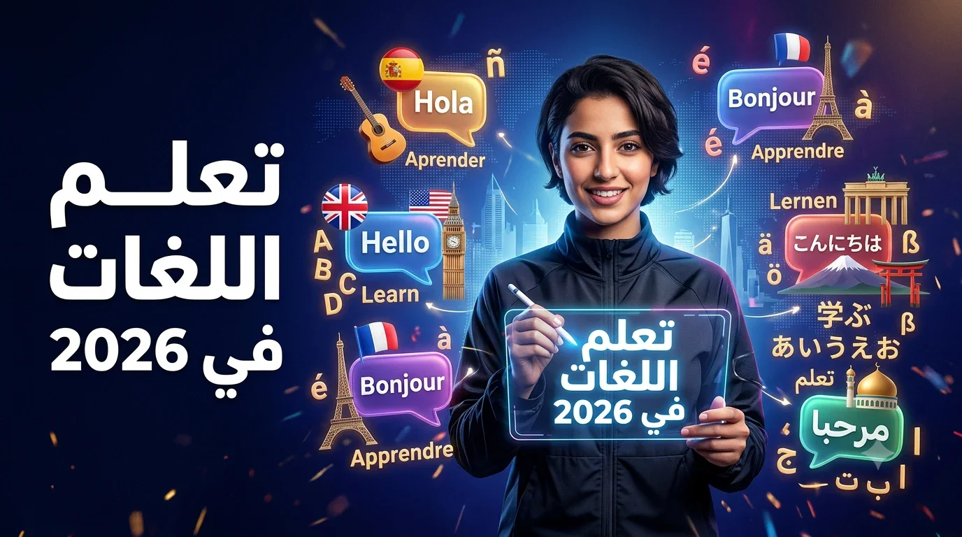 image about تعلم اللغات في 2026 | كيف تبني لغة جديدة بطريقة أسرع وتحوّلها إلى مهارة حقيقية؟