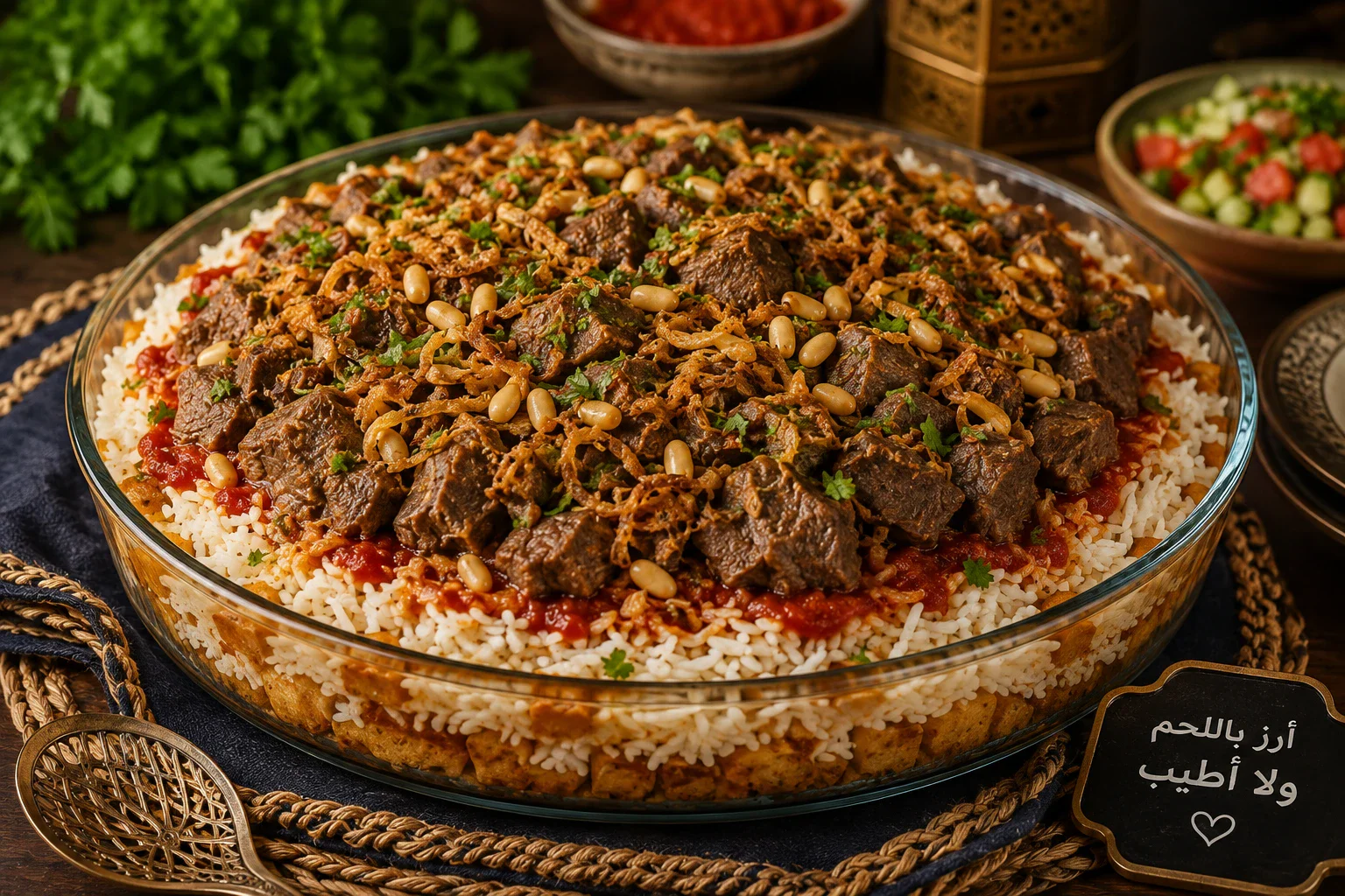 image about طريقة عمل الفتة المصرية باللحم في المنزل