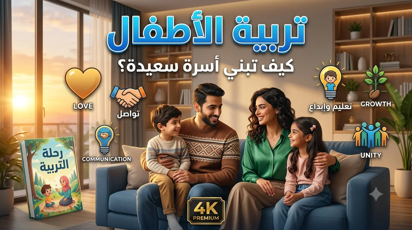 image about تربية الأطفال وبناء حياة أسرية سعيدة دليل عملي لأسرة يسودها الحب والنجاح