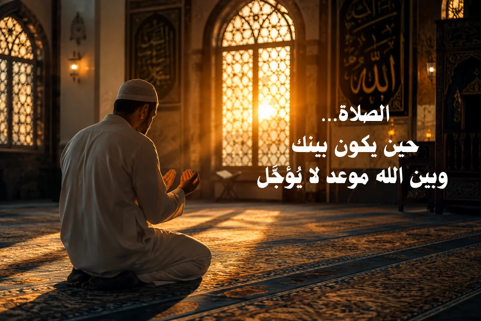 image about الصلاة… حين يكون بينك وبين الله موعد لا يُؤجَّل