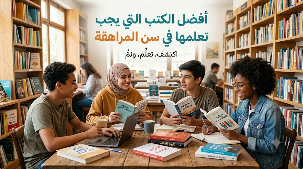 image about أهم الكتب التي يجب تعلمها في سن المراهقة