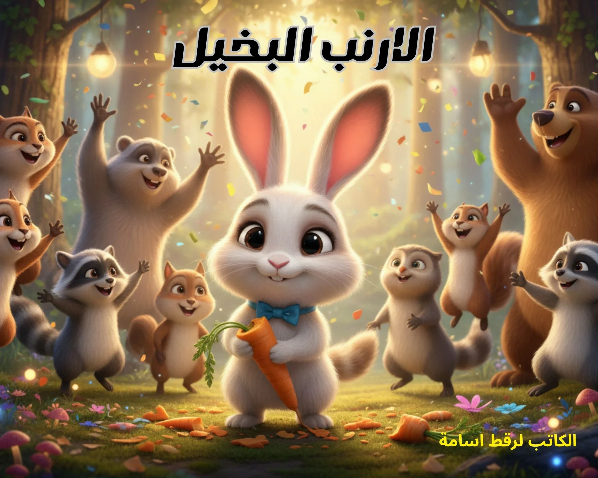 image about الارنب البخيل و درس العطاء 