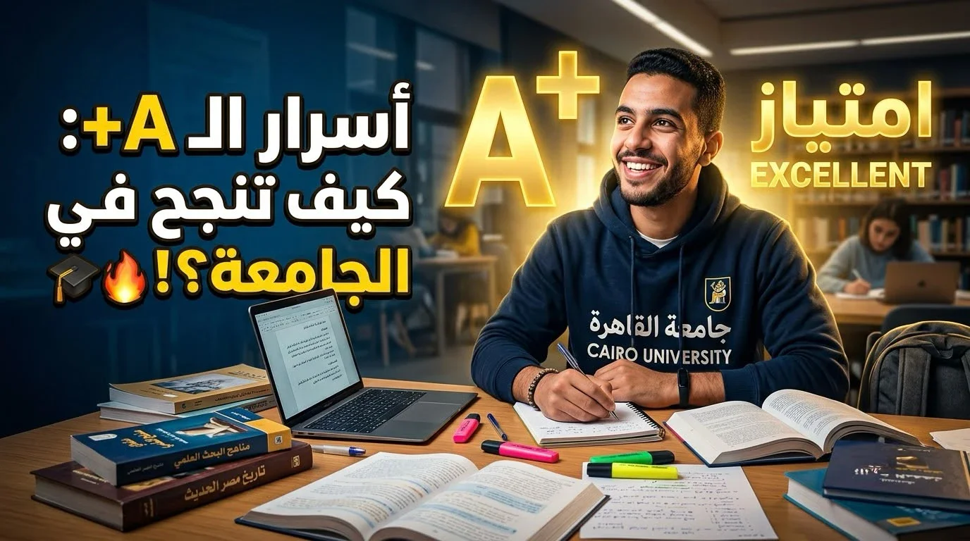 image about 7 تريكات لو عملتهم هتقرّب جدًا من تقدير الامتياز في الجامعة 🔥