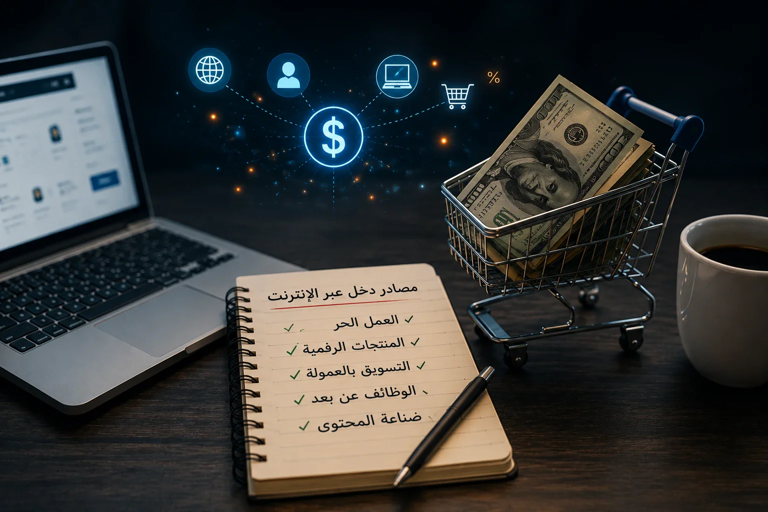 image about قبل أن تبحث عن طريقة للربح من الإنترنت، اعرف أولًا ماذا تبيع