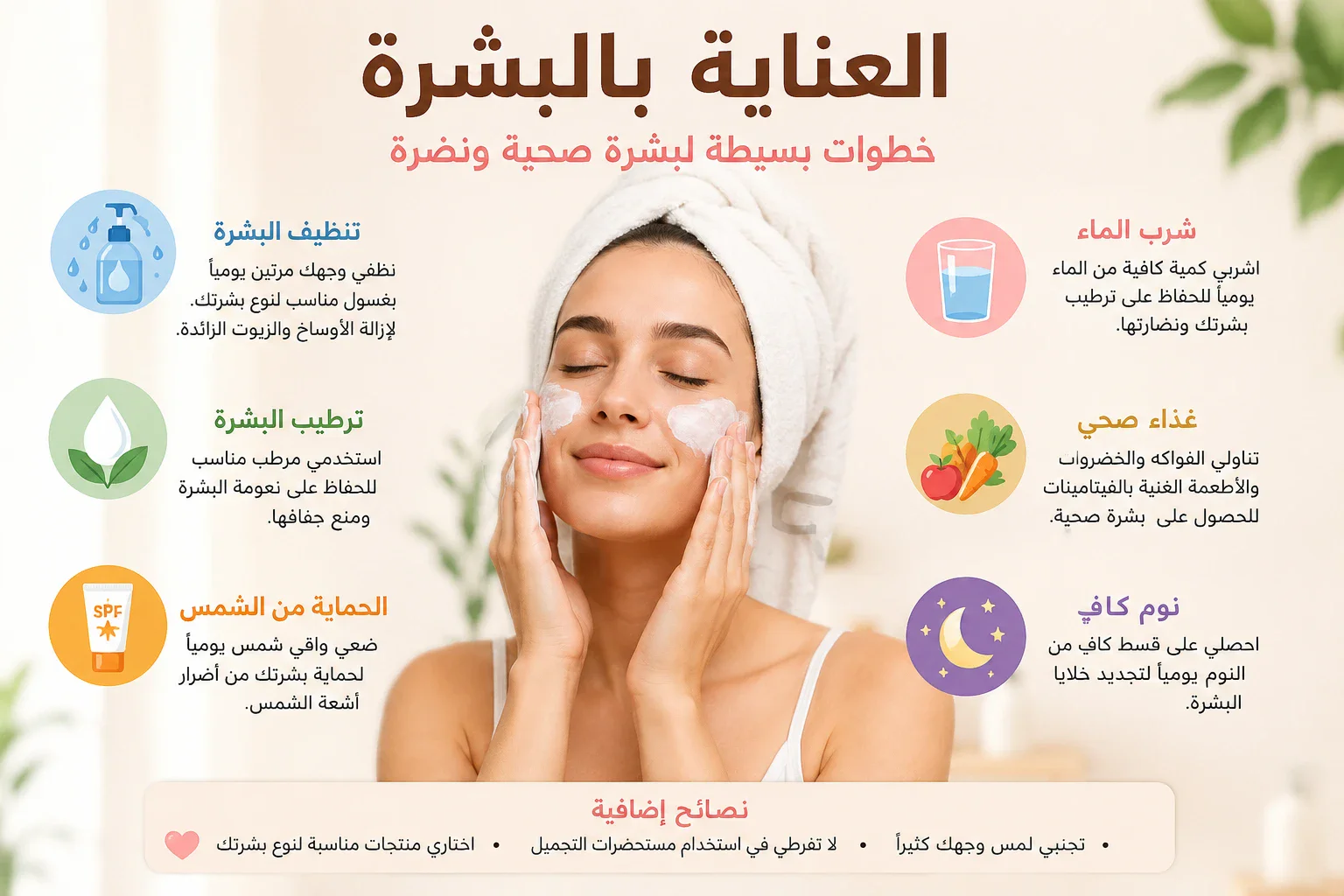 image about العناية بالبشرة وأهميتها في الحفاظ على صحتها ونضارتها