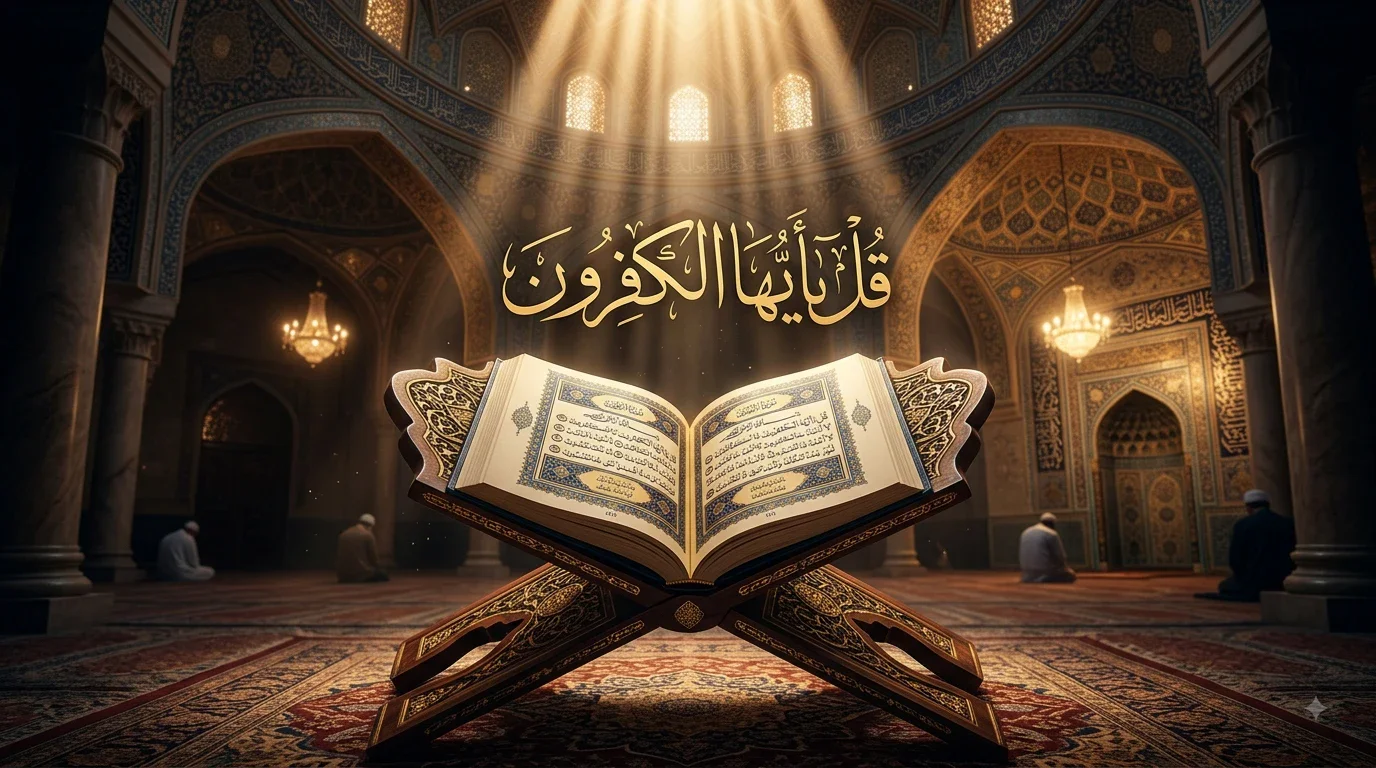 image about تفسير سورة الكافرون وسورة النصر و سورة المسد