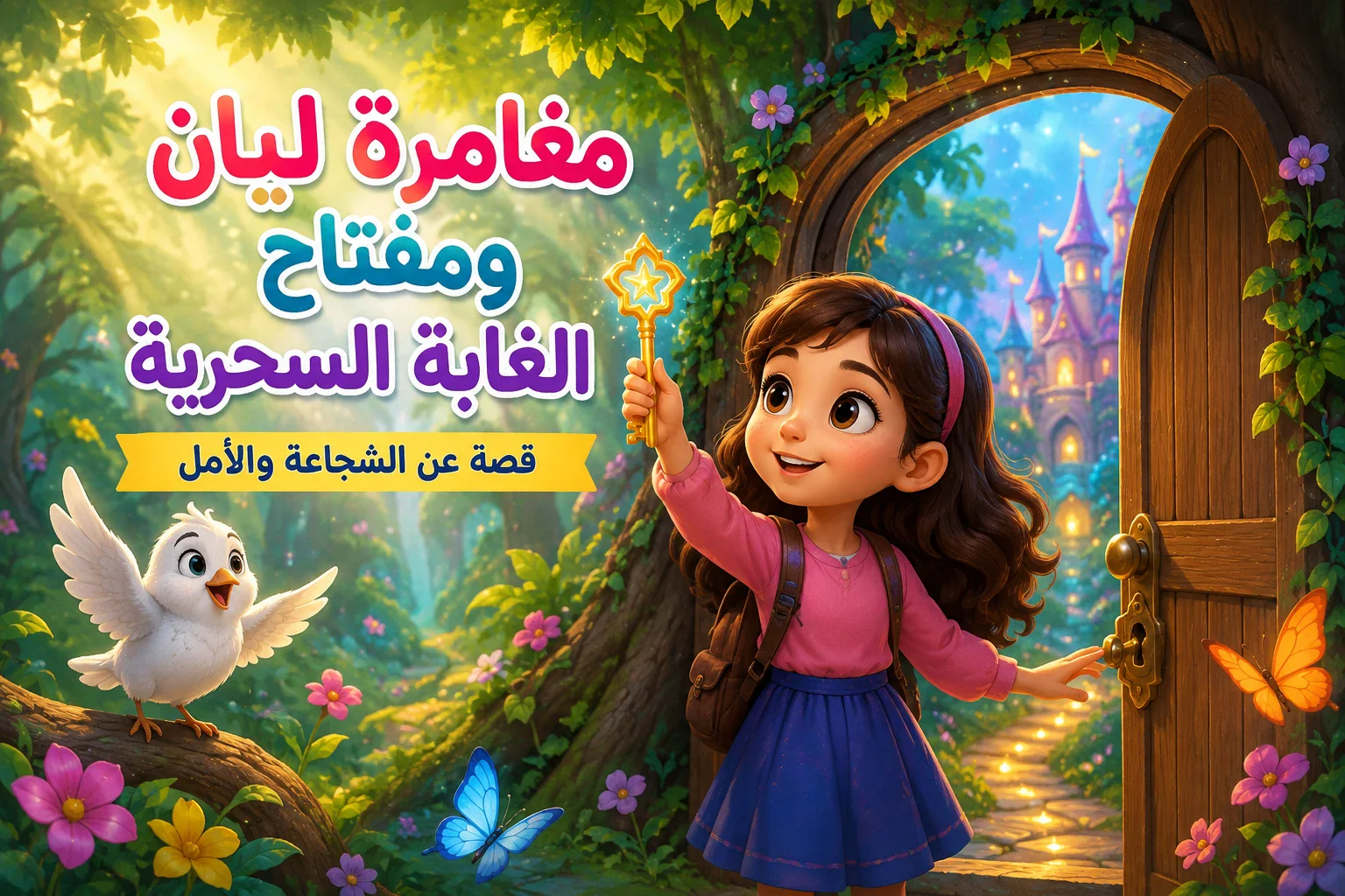 image about مغامره ليان و مفتاح الغابة السحرية