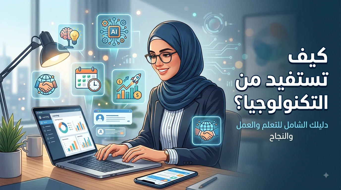 image about   كيف تستفيد من التكنولوجيا وتحوّلها إلى وسيلة