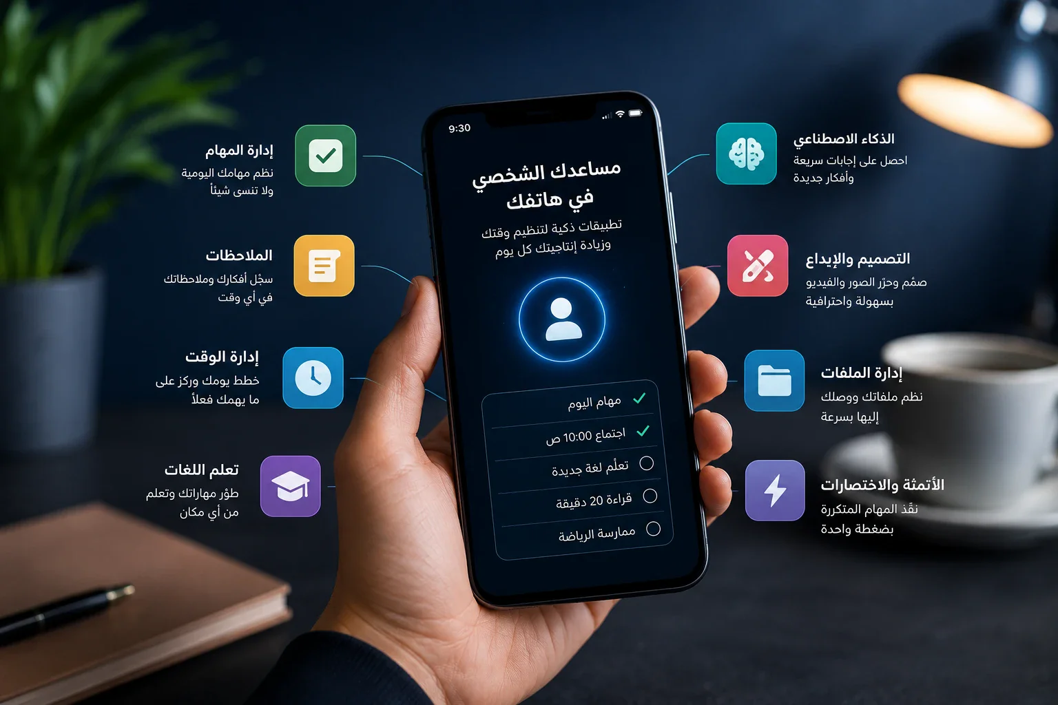 image about كيف تجعل هاتفك مساعدك الشخصي