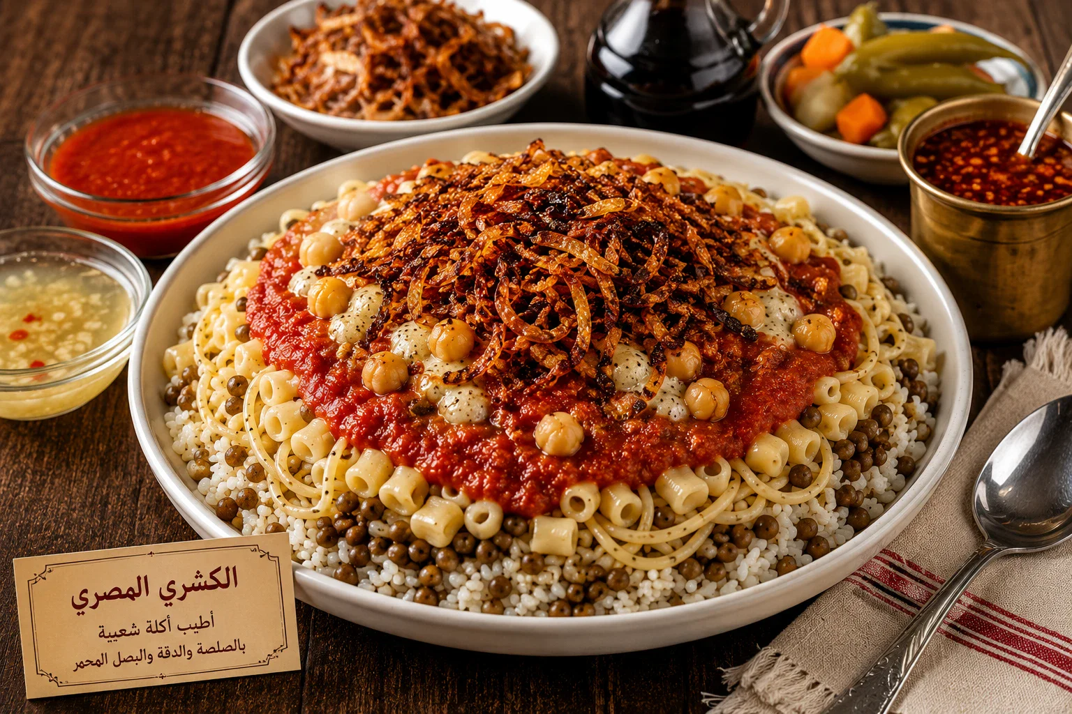 image about طريقة عمل الكشري المصري في المنزل