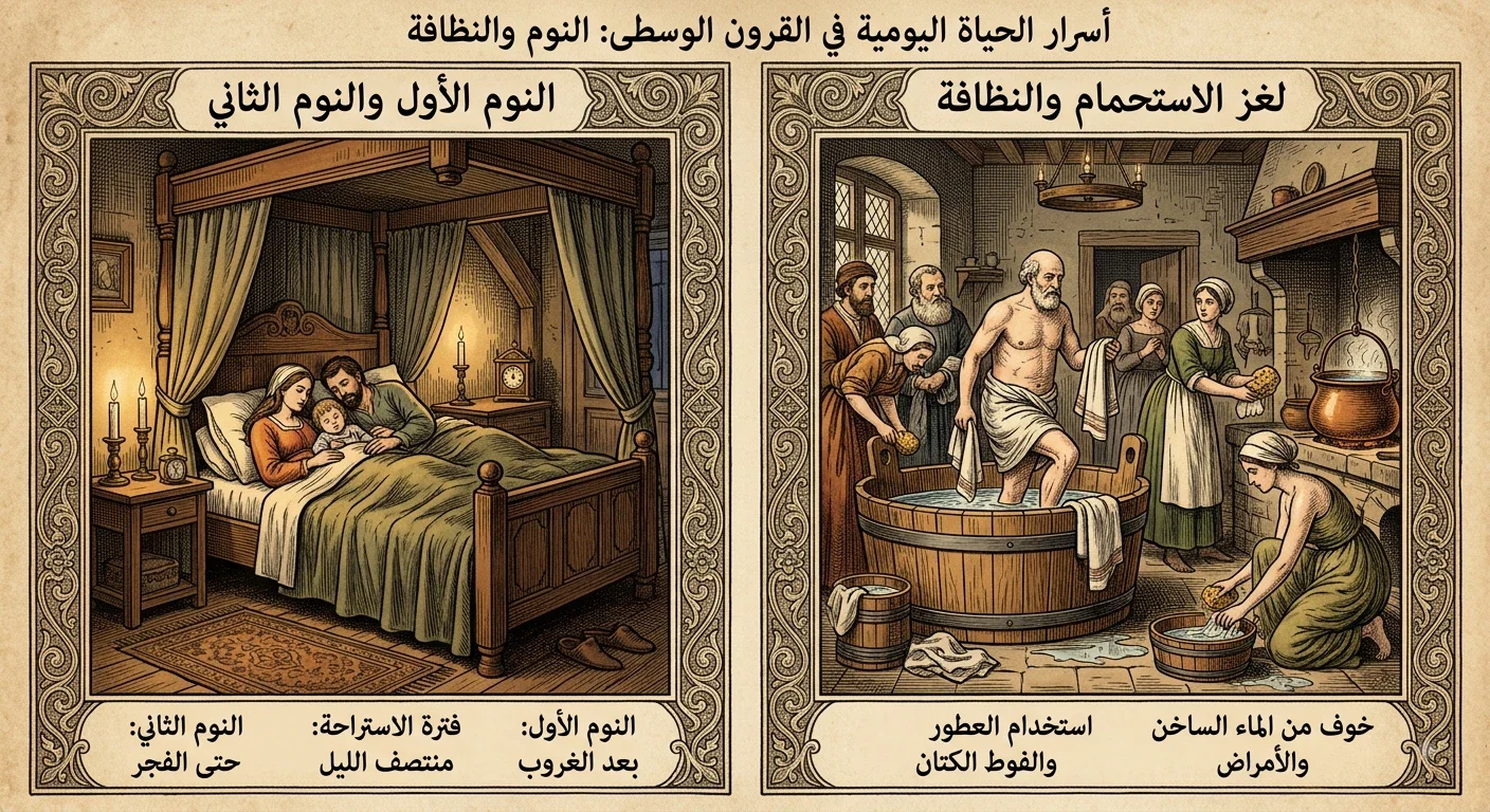 image about كيف كان القدماء يعيشون يومياتهم؟ أسرار النوم والنظافة في القرون الوسطى!