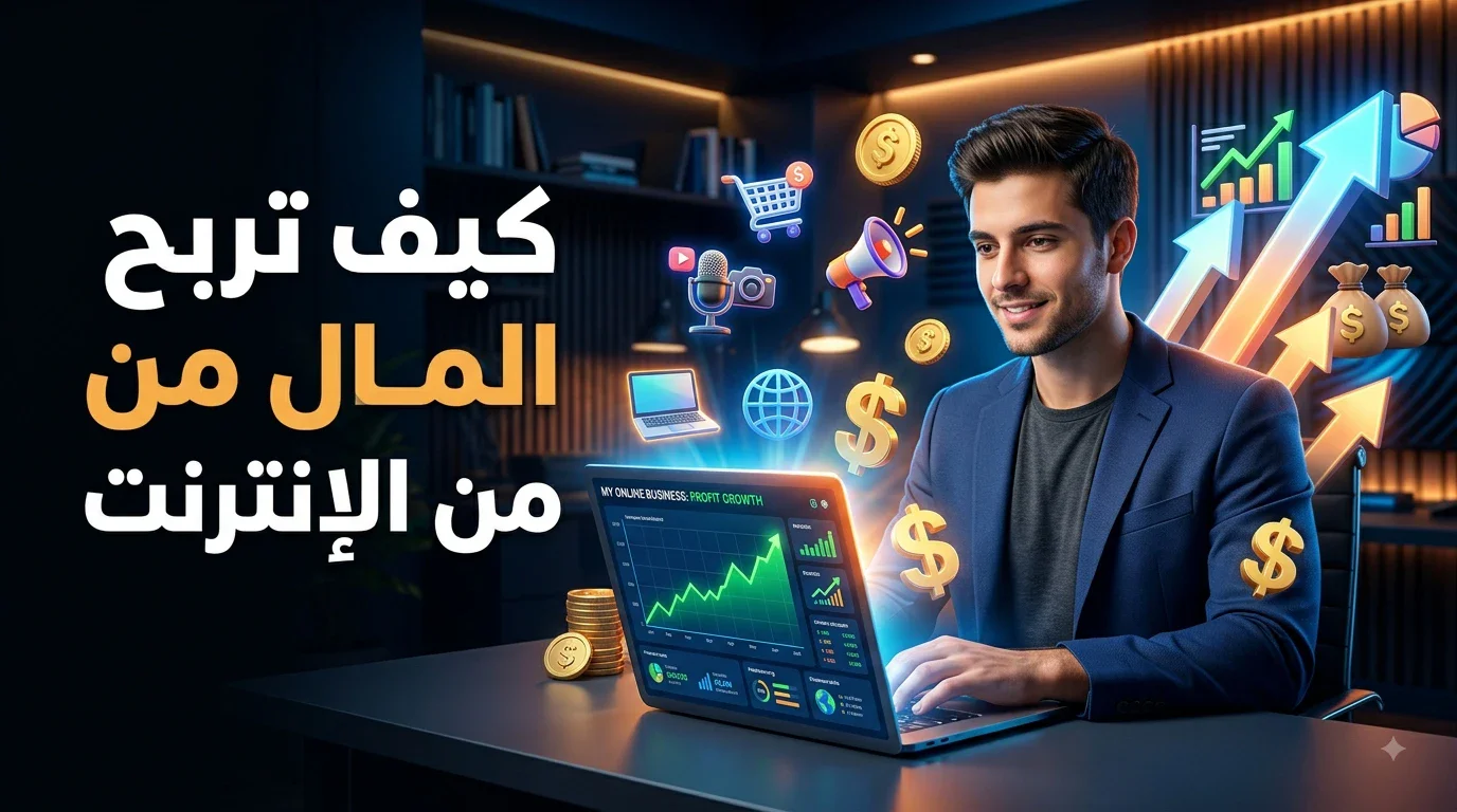 image about الربح من الإنترنت :طريقك الحقيقي للاستقلال المالي في 2026
