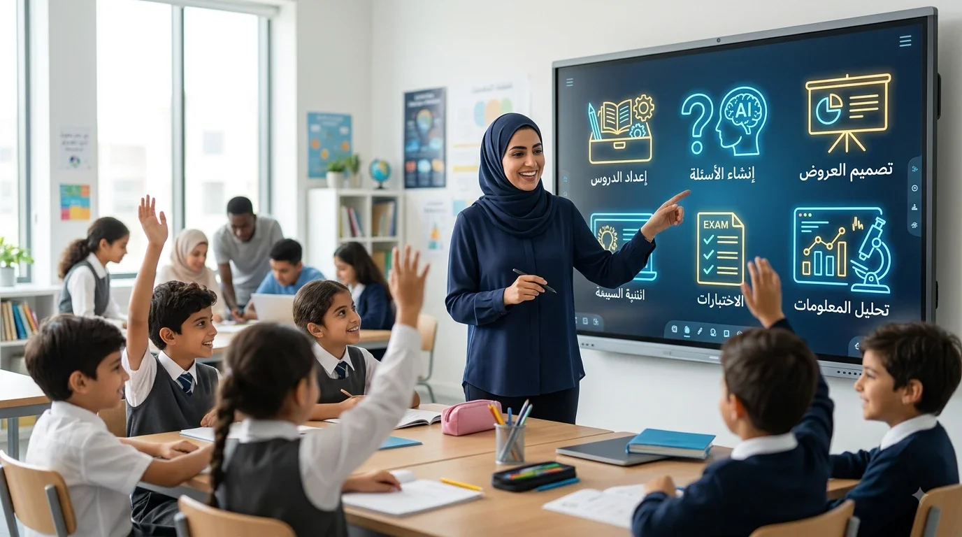 image about 🤖 7 أدوات ذكاء اصطناعي للمدرسين.. وفّر وقتك وطوّر طريقة تدريسك بهذه الأدوات