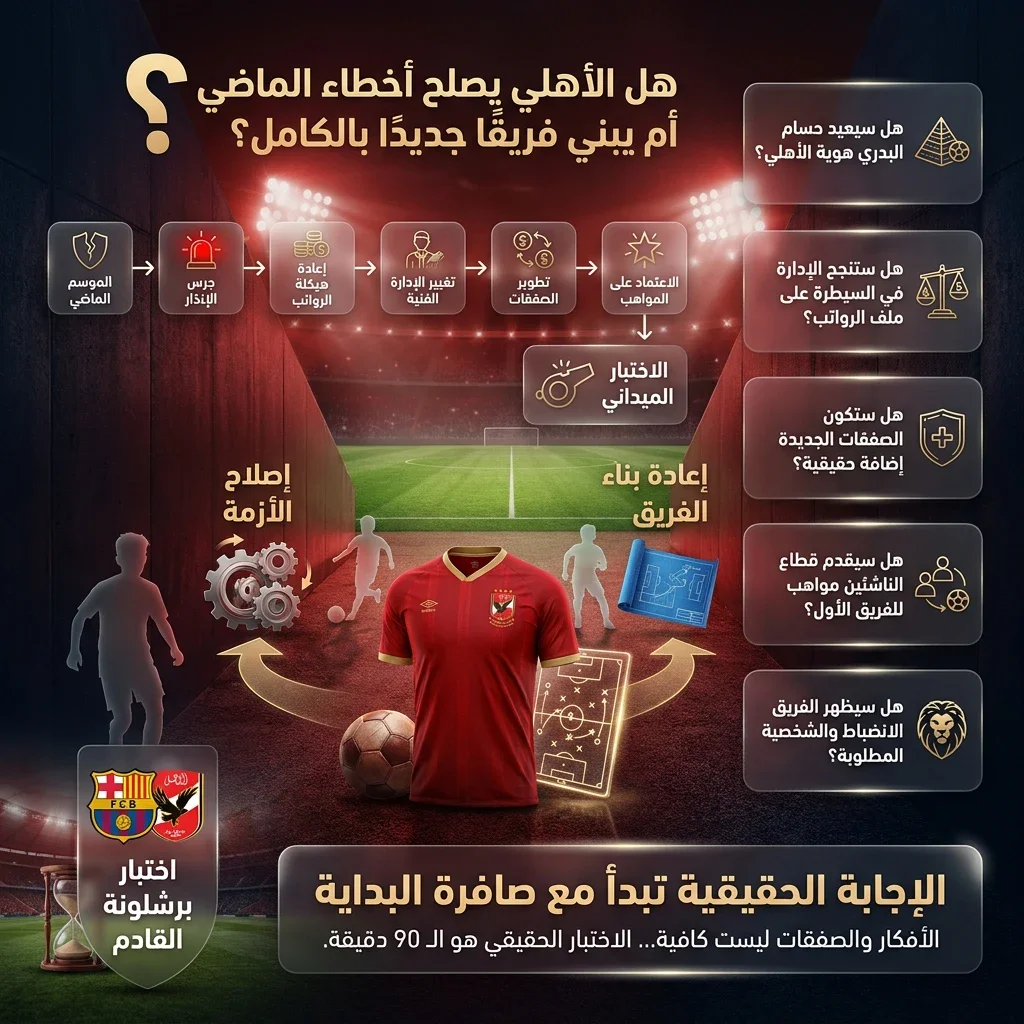 image about تفاصيل خلطه الاهلي السريه لاستعاده الهيبه