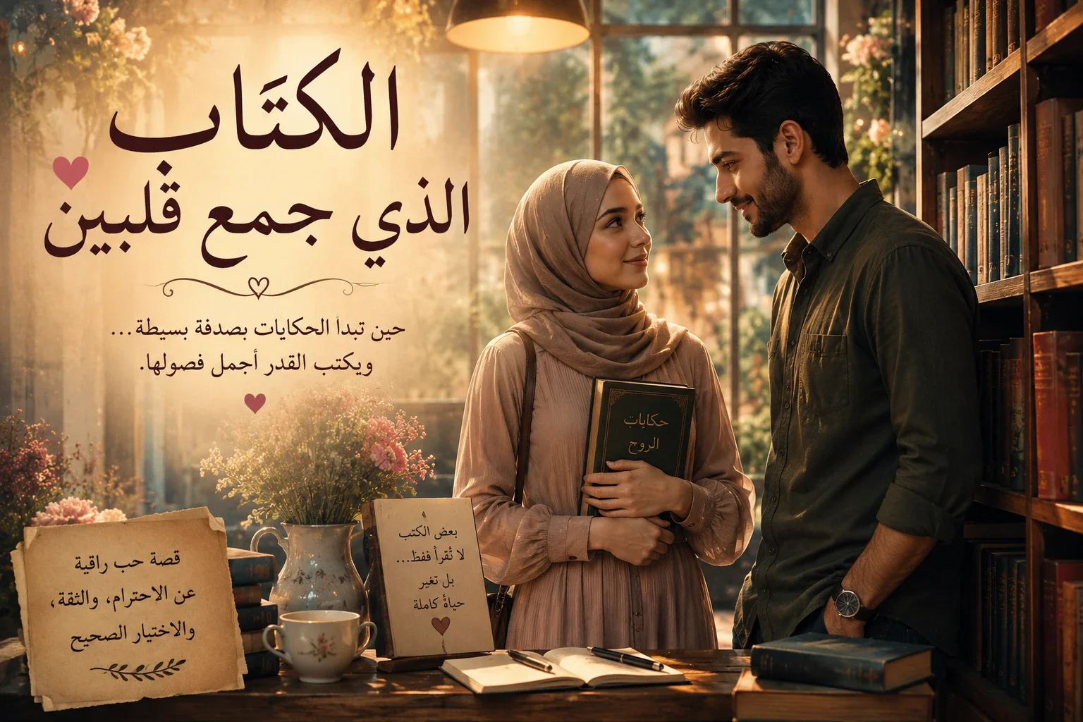image about الكتاب الذى جمع قلبين 💗
