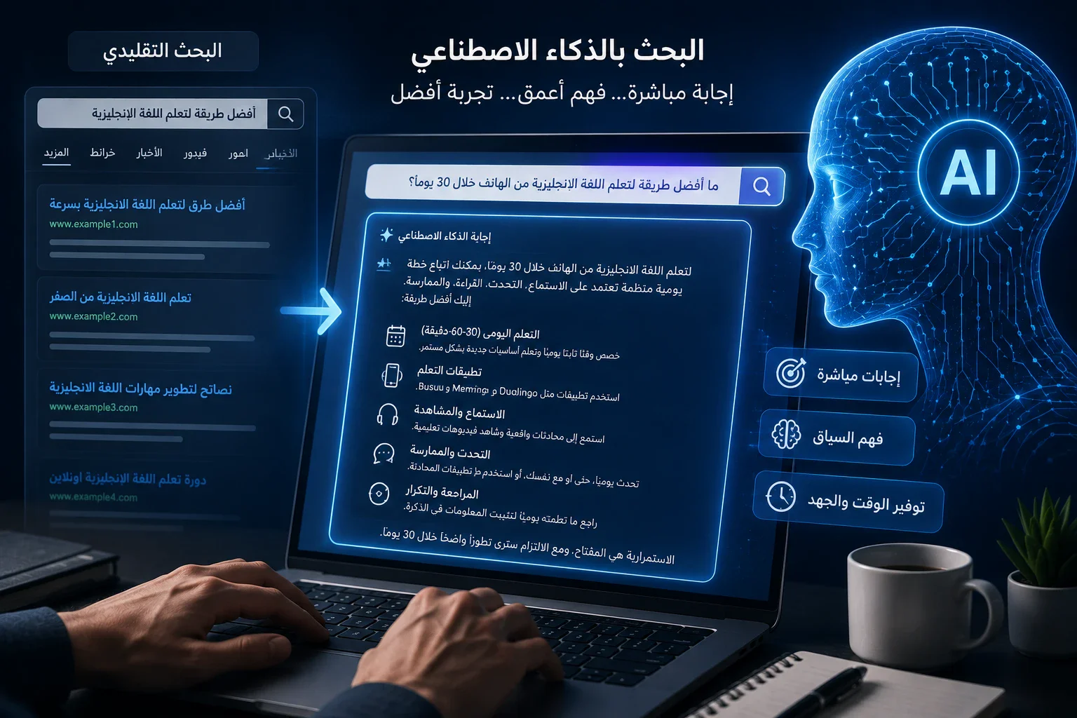 image about تأثير الذكا الأصطناعي على محركات البحث