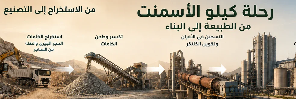 image about رحلة كيلو الأسمنت... لماذا يعتبر من أكثر المواد تأثيرًا على البيئة؟