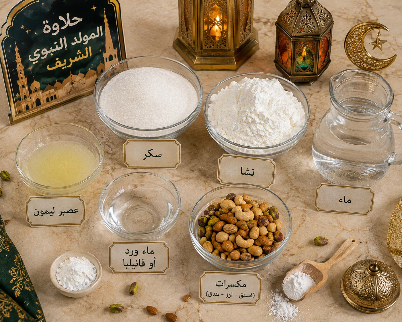 image about طريقة عمل الملبن لحلوي المولد النبوي في المنزل 