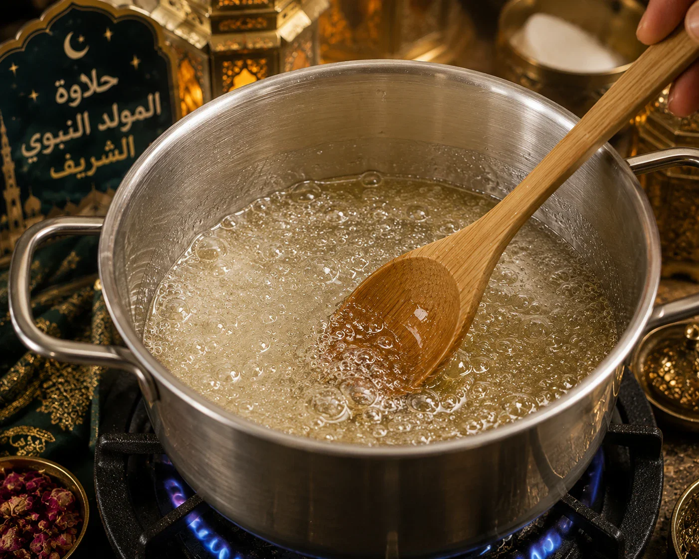 image about طريقة عمل الملبن لحلوي المولد النبوي في المنزل 