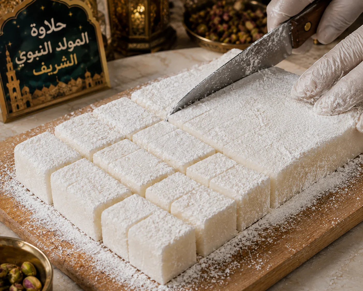 image about طريقة عمل الملبن لحلوي المولد النبوي في المنزل 