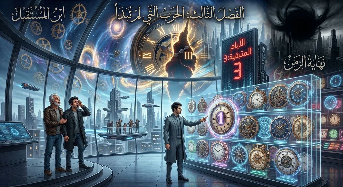 image about 🕰️ الساعة التي توقفت عند منتصف الليل الجزء السادس: الحارس الحقيقي