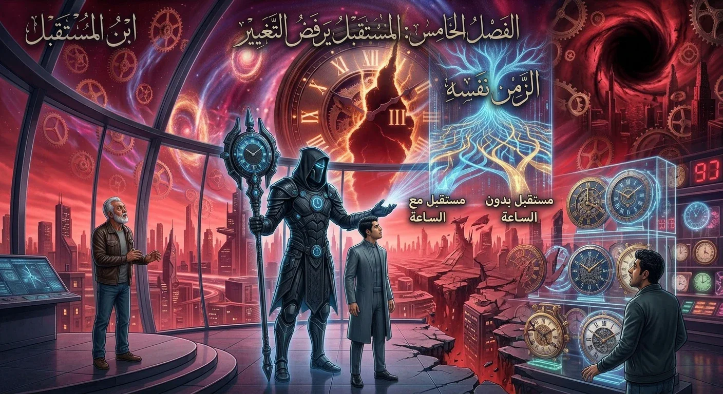 image about 🕰️ الساعة التي توقفت عند منتصف الليل الجزء السادس: الحارس الحقيقي