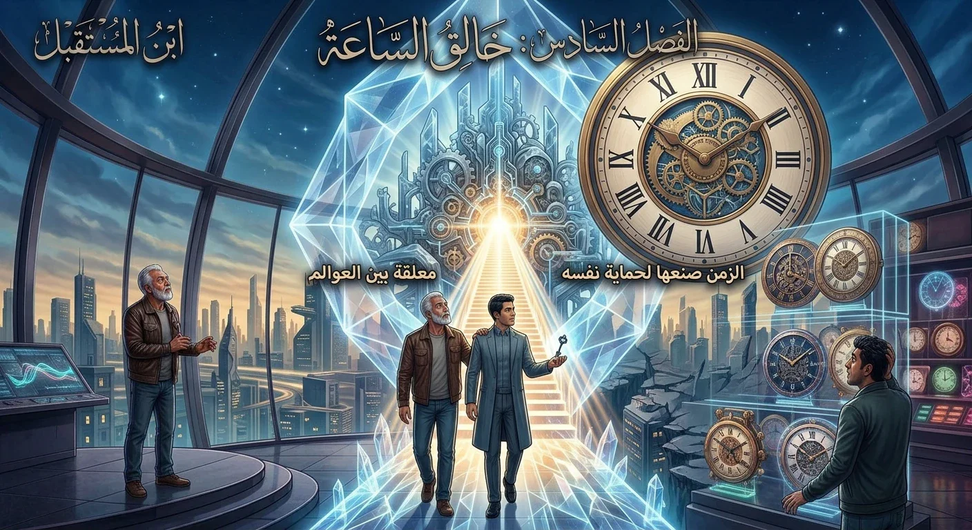 image about 🕰️ الساعة التي توقفت عند منتصف الليل الجزء السادس: الحارس الحقيقي
