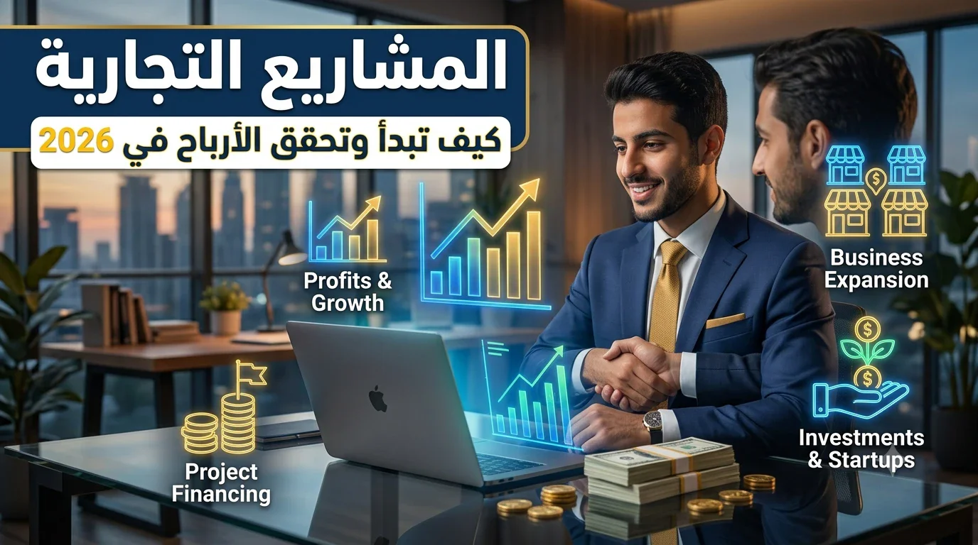 image about مشاريع تجارية ناجحة: دليل عملي لاختيار مشروع مربح والبدء من الصفر