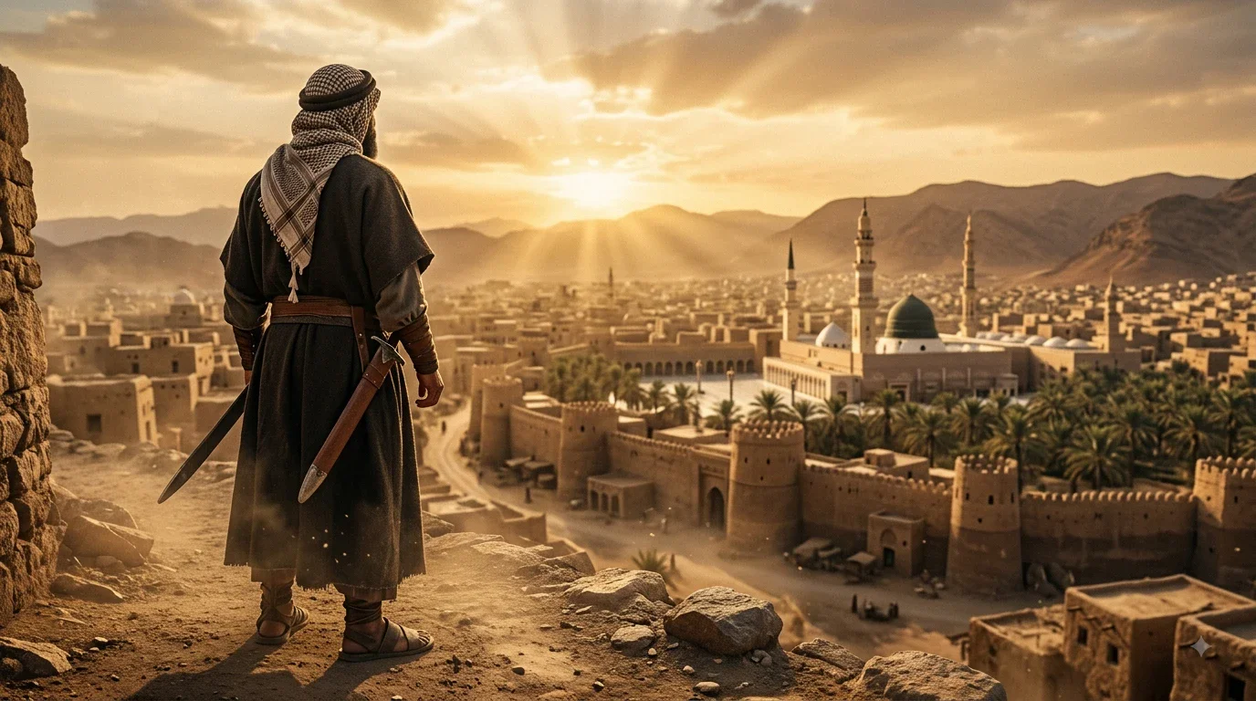 image about عمر بن الخطاب: الفاروق، ثاني الخلفاء الراشدين، الذي غيّر مجرى التاريخ وأقام العدل في أرجاء الدولة الإسلامية، ورسّخ مبادئ الشورى والإنصاف