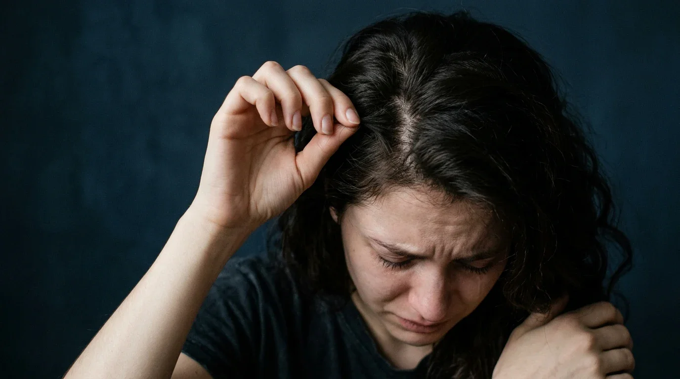 image about بين أصابع الضغط والهدوء المؤقت: رحلة فهم هوس نتف الشعر