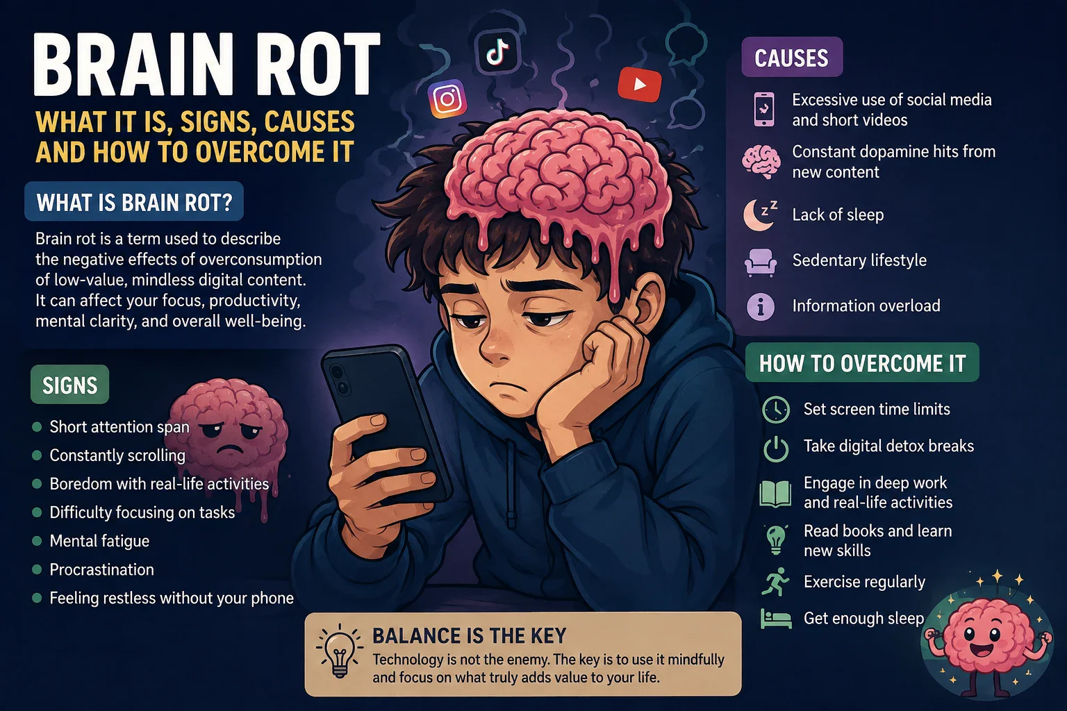 image about التعفن الدماغي: ما هو؟ وما أسبابه وأعراضه وكيفية التخلص منه