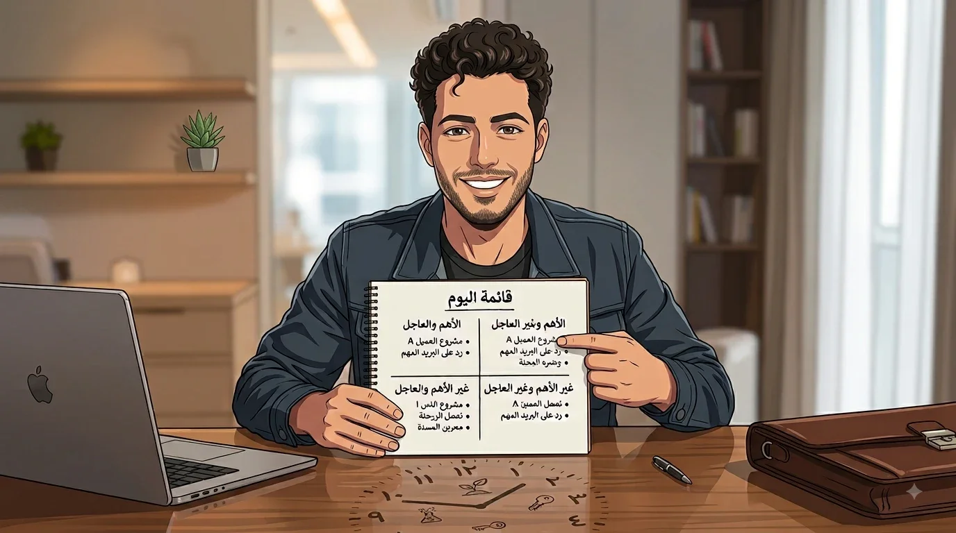 image about أسرار إدارة الوقت: دليلك العملي لزيادة الإنتاجية وتحقيق التوازن
