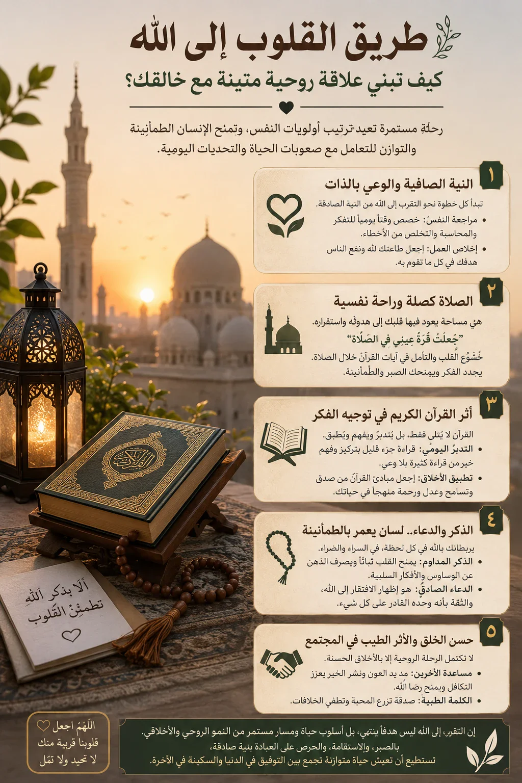 image about طريق القلوب إلى الله: كيف تبني علاقة روحية متينة مع خالقك؟