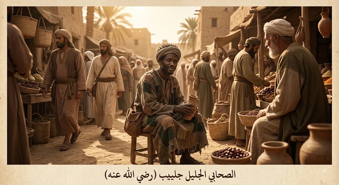 image about عنوان المقال: جليبيب رضي الله عنه: الفقير في الأرض، الشهير في السماء