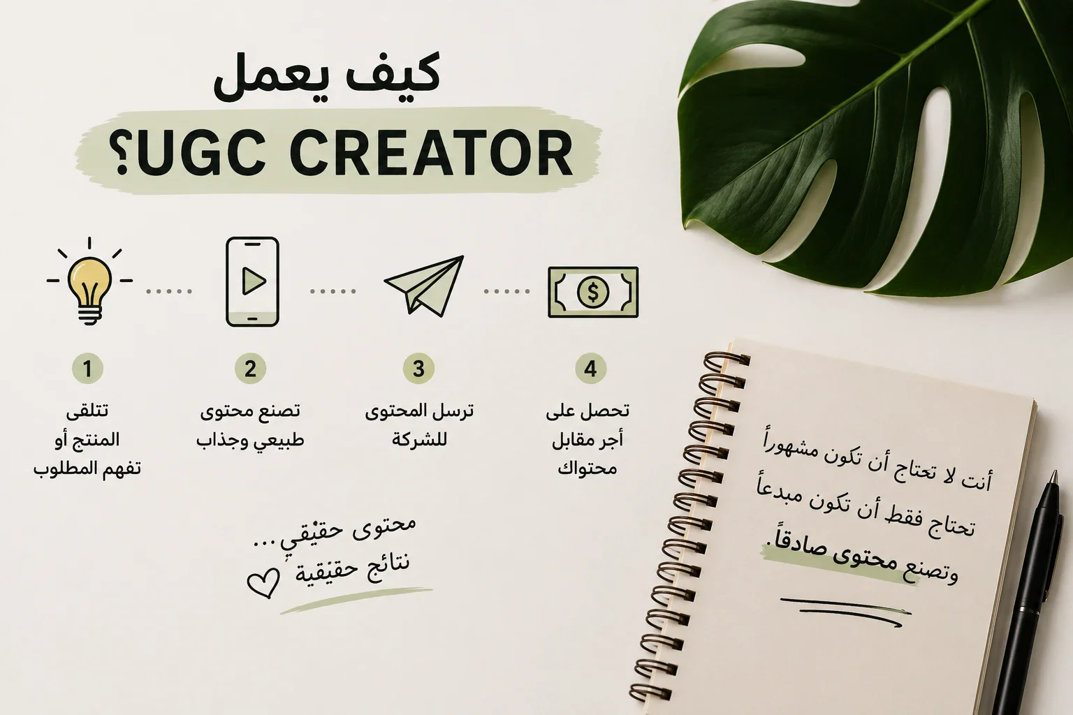 image about مين قال لازم تكون مشهور؟ | UGC