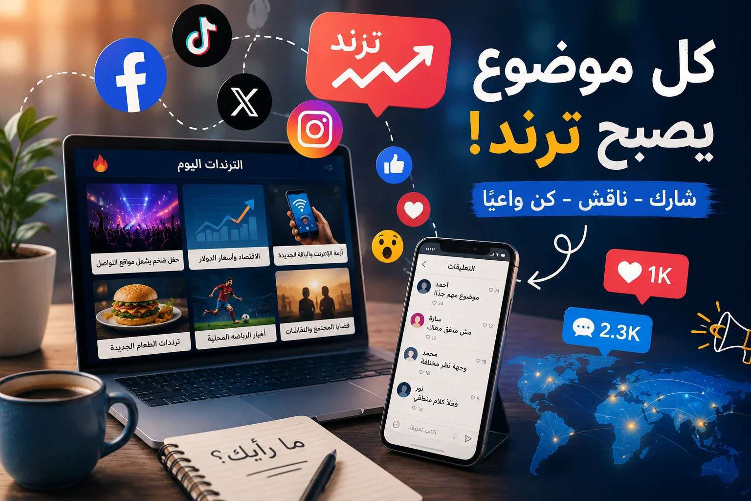 image about أكثر المواضيع جدلًا على السوشيال ميديا حاليًا ولماذا تتحول إلى ترند؟
