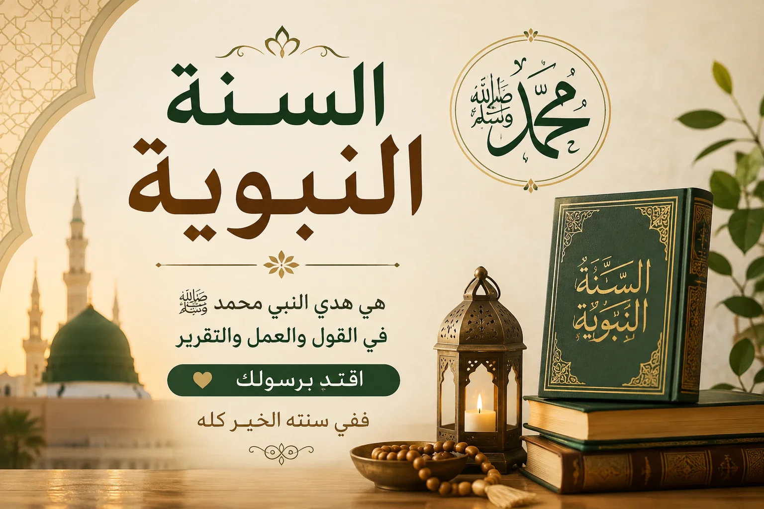image about   سيدنا محمد صلى الله عليه وسلم.. سيرة نبي الرحمة وقدوة البشرية  .