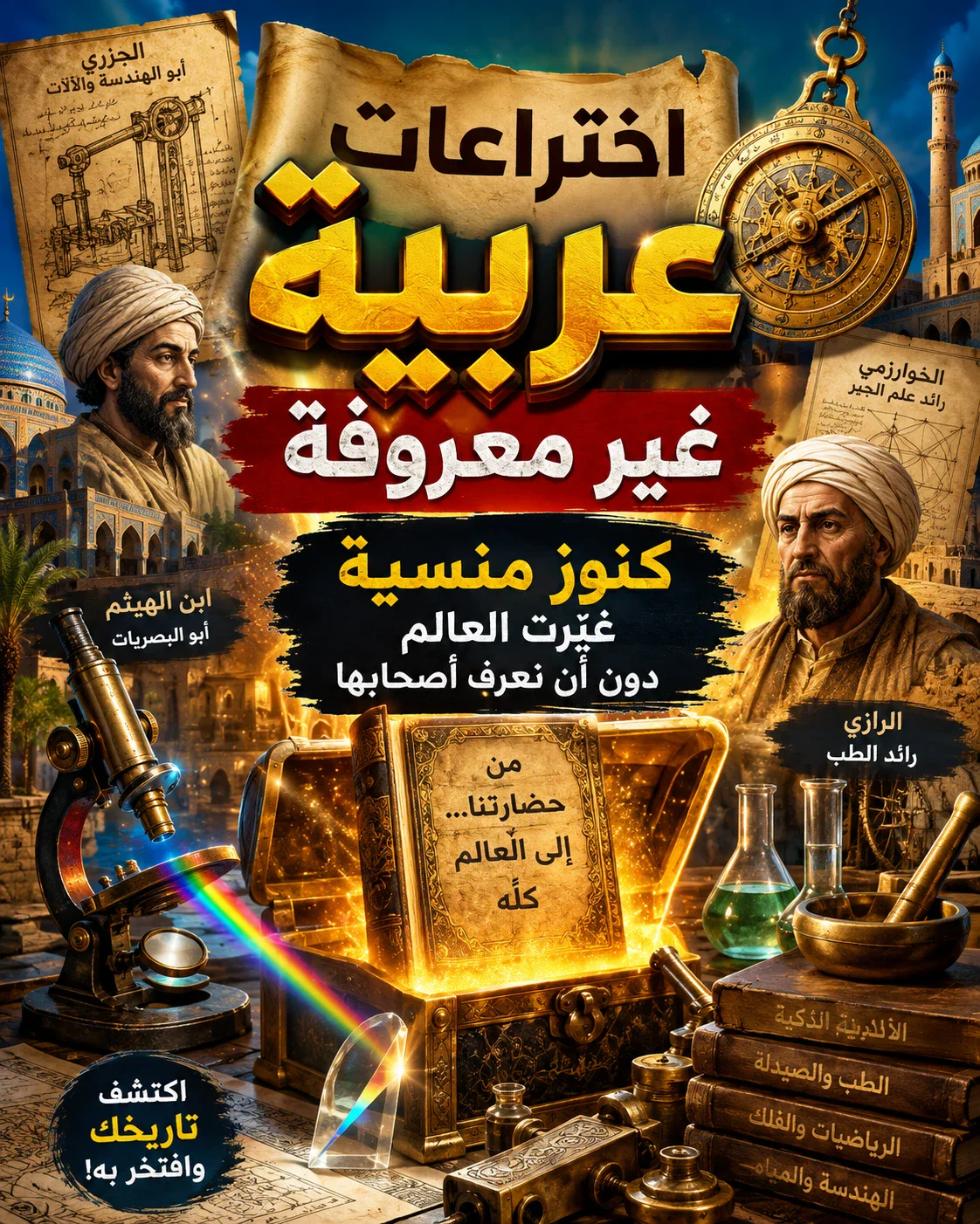 image about اختراعات عربية غير معروفة.. كنوز منسية غيّرت العالم دون أن نعرف أصحابها
