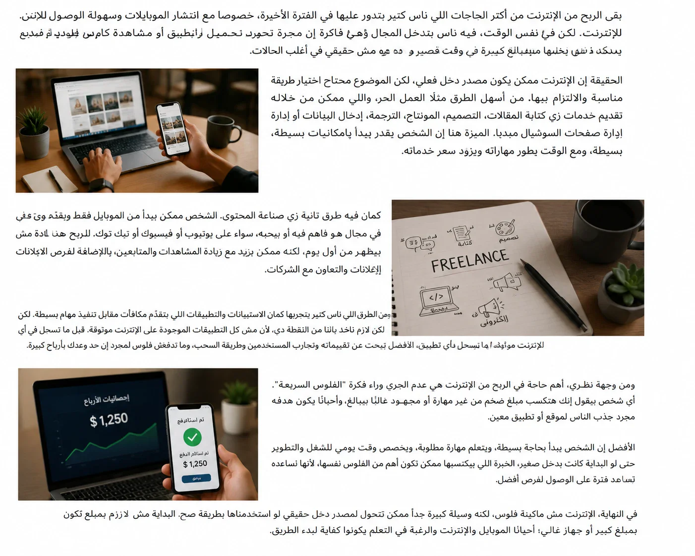 image about الربح من الإنترنت